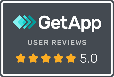 GetApp rating 5.0 out of 5